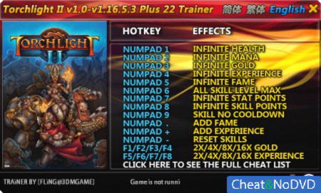 Torchlight 2  +22 v1.9.5.1 - 1.16.5.3 {FLiNG}