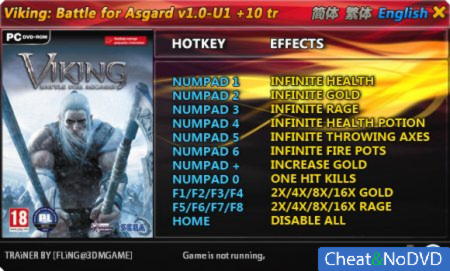 Viking: Battle for Asgard  +10 v1.0 {FLiNG}