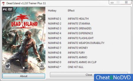 Dead Island  +11 v1.2.0 {GRIZZLY}