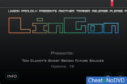 Tom Clancy's: Ghost Recon Future Soldier  +18 v1.6 {LinGon}