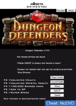 Dungeon Defenders  +5 v7.47c {Linus/AOBETA}