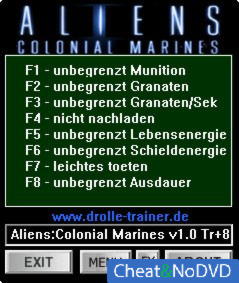 Aliens: Colonial Marines  +8 v1.0.55.53346 {dR.oLLe}