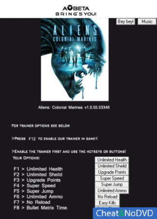 Aliens: Colonial Marines  +8 v1.0.55.53346 {Linus/AOBETA}