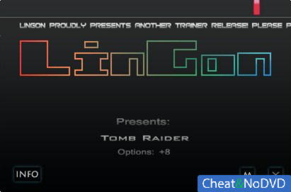 Tomb Raider  +8 v1.0 {LinGon}