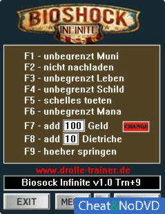 BioShock Infinite  +9 v1.0 {dR.oLLe}