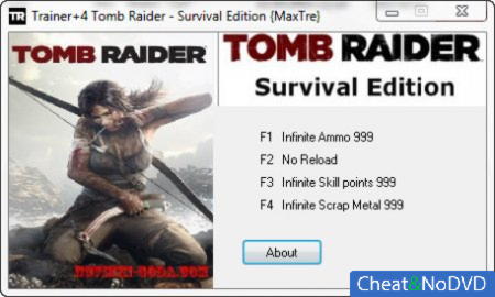 Tomb Raider  +4 v1.0.716.5 {MaxTre}