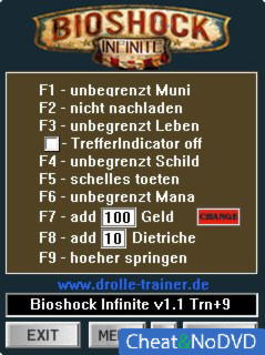 BioShock Infinite  +9 v1.1 {dR.oLLe}