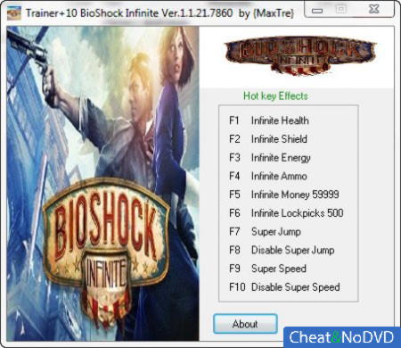 BioShock Infinite  +10 v1.1.21.7860 {MaxTre}