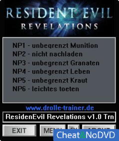 Resident Evil: Revelations  +6 v1.0 {dR.oLLe}