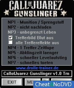 Call of Juarez: Gunslinger  +7 v1.0 {dR.oLLe}