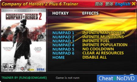 Company of Heroes 2  +6 All Ver {FLiNG}