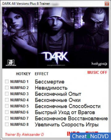 Dark  +8 All Versions {Aleksander D}