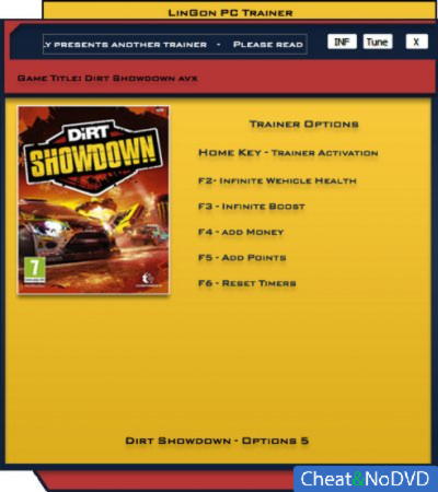 DiRT Showdown  +5 v1.2 {LinGon}