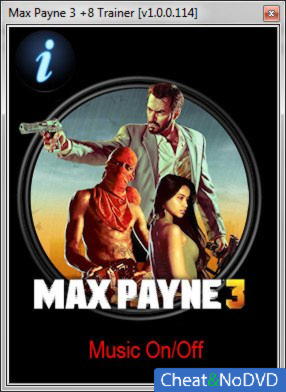 Max Payne 3  +8 v1.0.0.114 {GRIZZLY}