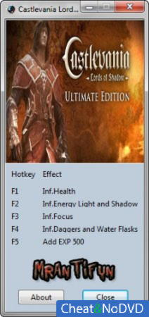 Castlevania: Lords of Shadow  +5 v1.2 {MrAntiFun}
