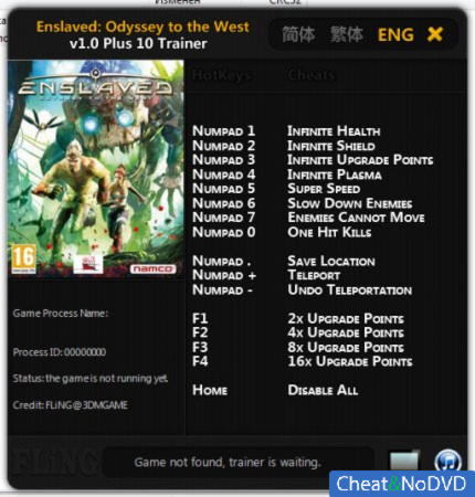 Enslaved: Odyssey to the West  +10 v1.0 {FLiNG}