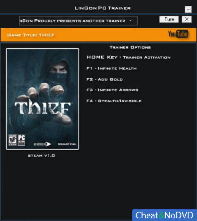 Thief  +4 v1.0 32 Bit {LinGon}