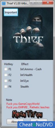 Thief  +5 v1.0 32/64 Bit {MrAntiFun}