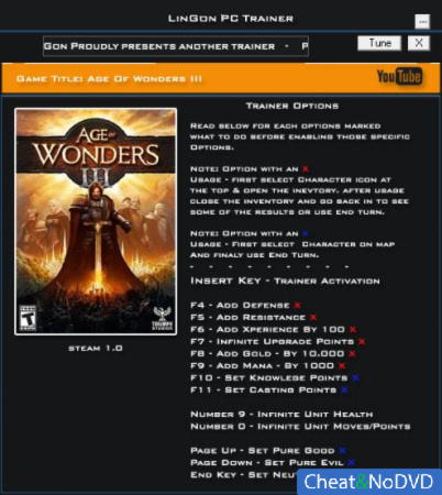 Age of Wonders 3  +13 v1.0 {LinGon}