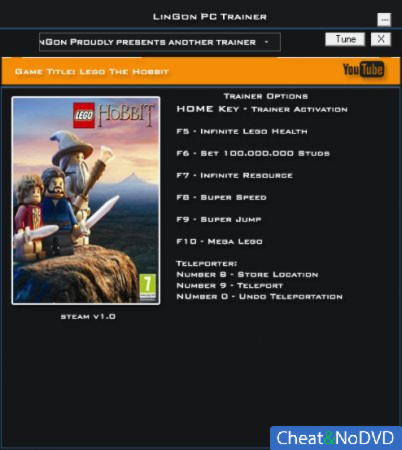 LEGO The Hobbit  +8 v1.0 {LinGon}