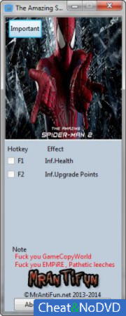 The Amazing Spider-Man 2  +2 v1.0.0.1 {MrAntiFun}