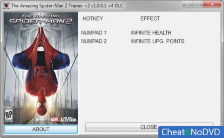 The Amazing Spider-Man 2  +2 v1.0.0.1 +4 DLC {GRIZZLY}