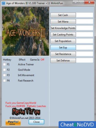 Age of Wonders 3  +11 v1.100 {MrAntiFun}