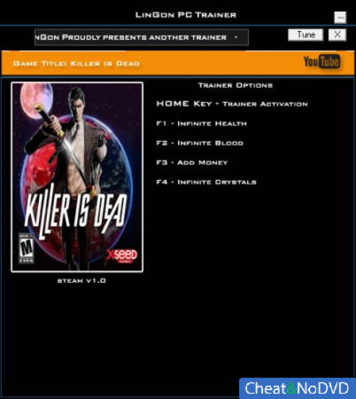 Killer Is Dead  +4 1.0 {LinGon}