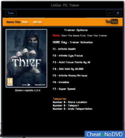 Thief  +9 v1.0.5: 64 Bit {LinGon}