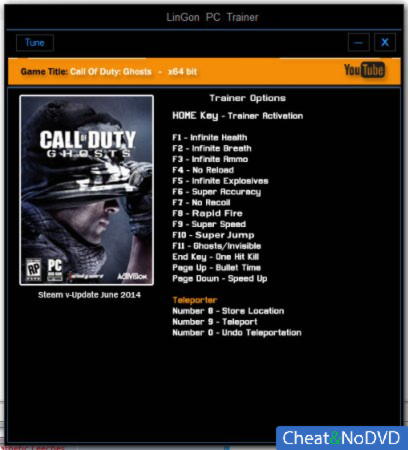 Call of Duty: Ghosts  +16 v1.6 {LinGon}