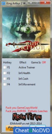 King Arthur 2: The Role Playing Wargame  +3 Latest Steam 64 Bit {MrAntiFun}