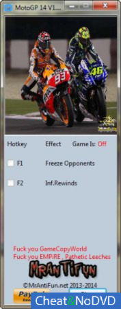 MotoGP 14  +2 v1.0: 64 Bit {MrAntiFun}