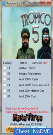 Tropico 5  +5 v1.02 {MrAntiFun}