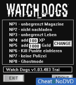 Watch Dogs  +8 v1.03.483 {dR.oLLe}