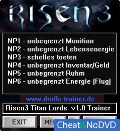 Risen 3: Titan Lords  +6 v1.0 {dR.oLLe}