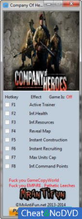 Company of Heroes  +7 v2.700.2.30 {MrAntiFun}