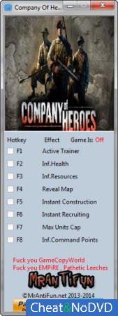 Company of Heroes  +7 v2.700.2.42 {MrAntiFun}