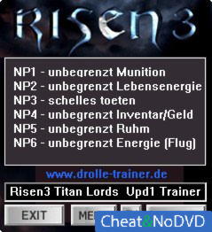 Risen 3: Titan Lords  +6 Update 1 {dR.oLLe}