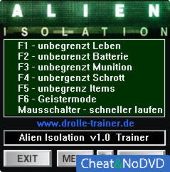 Alien: Isolation  Trainer +7 v1.0 {dR.oLLe}