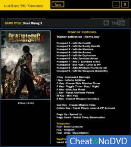 Dead Rising 3  Trainer +25 v1.3.0 {LinGon}