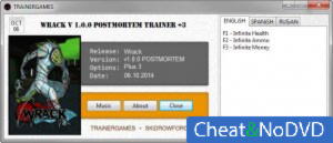 Wrack  Trainer +3 v1.0.0 {TRAiNERGAMES}