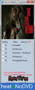 The Evil Within  Trainer +6 v1.0 {MrAntifun}