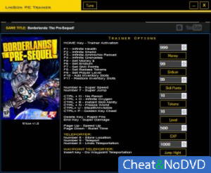 Borderlands: The Pre-Sequel  Trainer +27 v1.0 {LinGon}