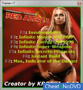 Command & Conquer: Red Alert 3  +7 v1.12 {KROCKI}