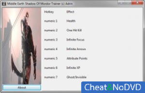 Middle-earth: Shadow of Mordor  Trainer +7 v1.0.1636.29 {Adrin}