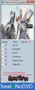 Valkyria Chronicles  Trainer +5 v1.0 {MrAntiFun}