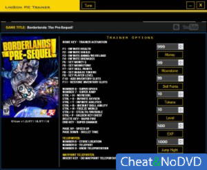 Borderlands: The Pre-Sequel  Trainer +28 v1.0.97118 {LinGon}