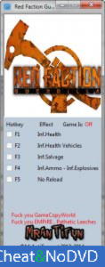 Red Faction: Guerrilla  Trainer +6 Latest Steam {MrAntiFun}