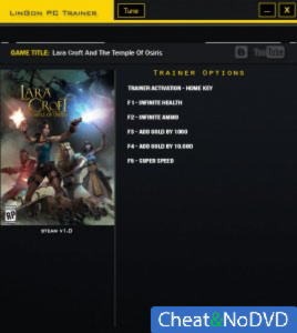 Lara Croft and the Temple of Osiris  Trainer +5 v1.0 {LinGon}