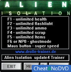 Alien: Isolation  Trainer +7 v1.4 {dR.oLLe}